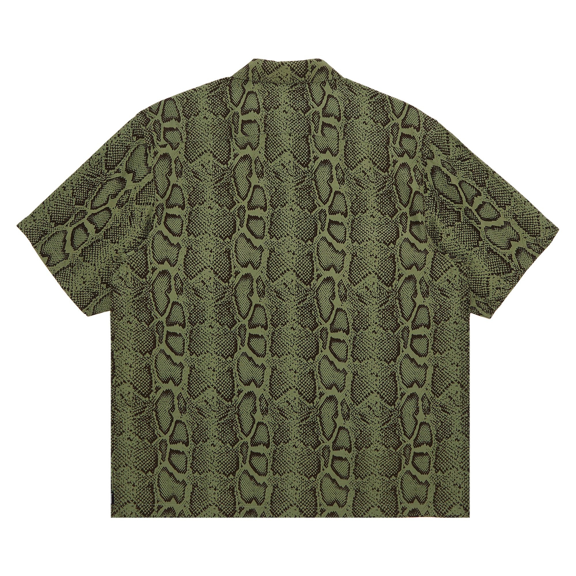 Supreme Snake Short-Sleeve Shirt 'Olive' - 2