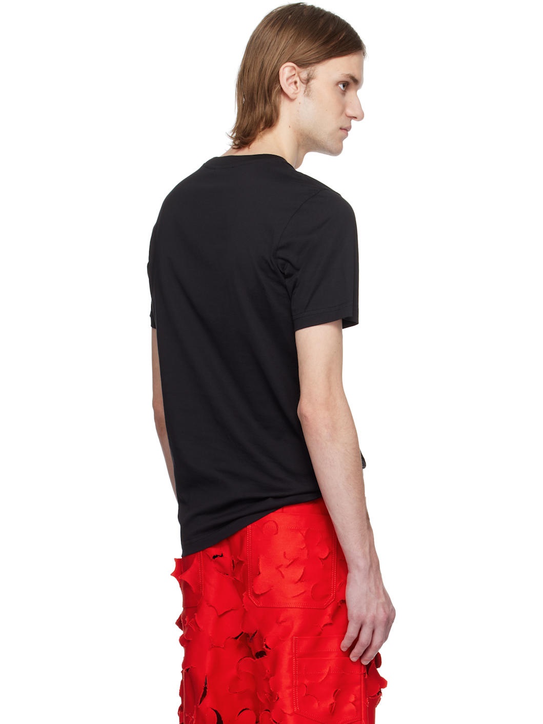 Black Crew Neck T-shirt - 3