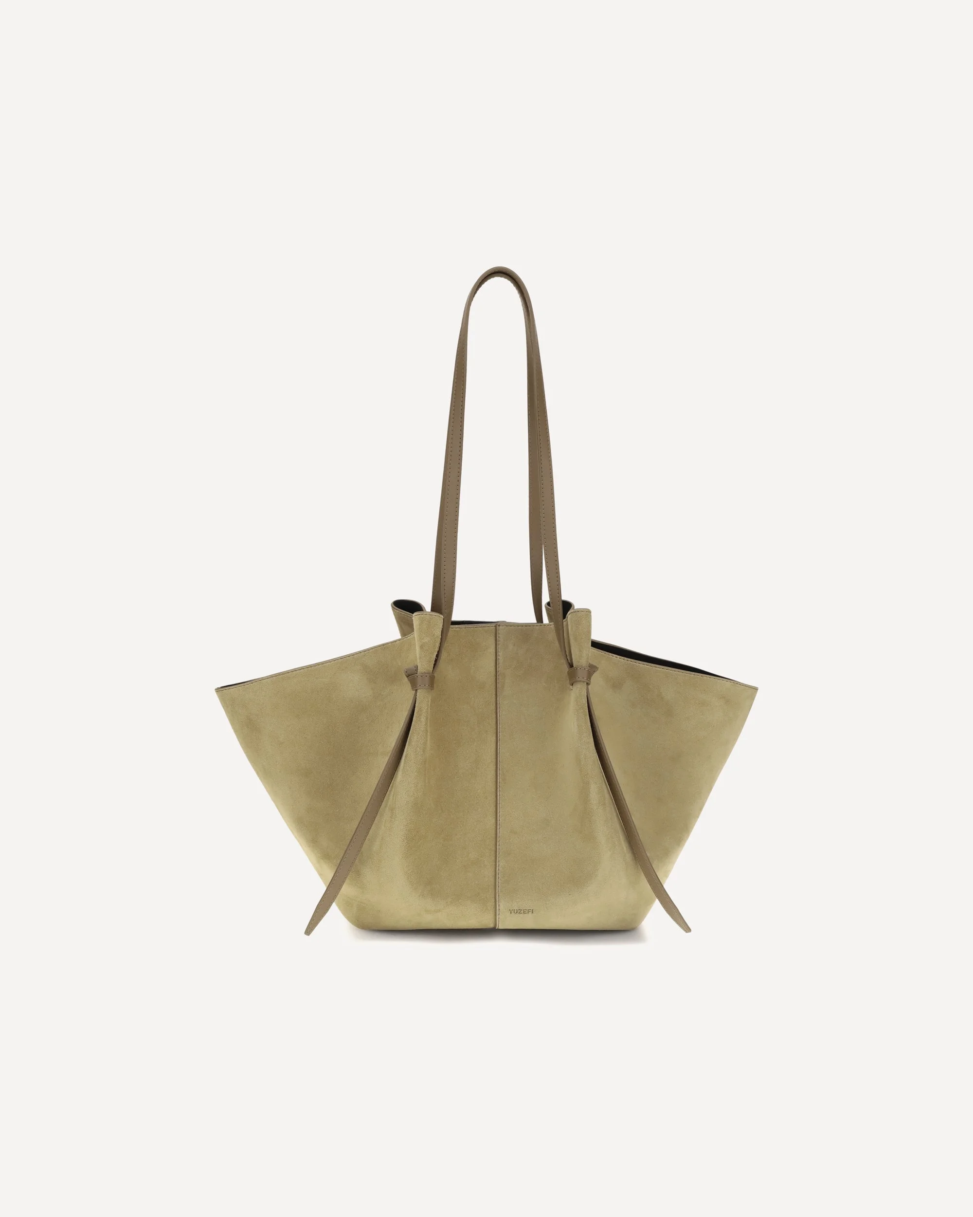 Suede leather Shoulder Bag - 1