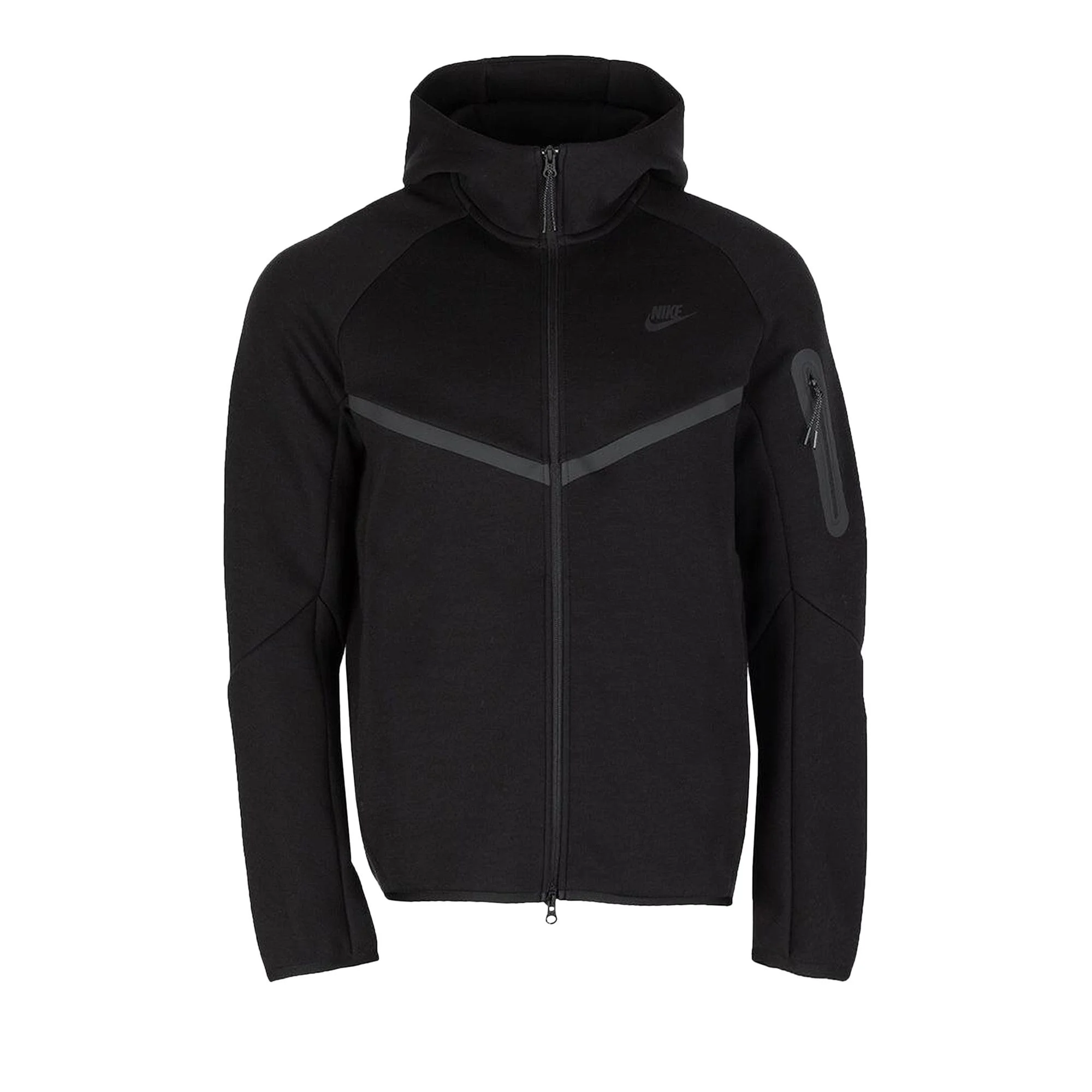 Nike Tech Full-Zip Windrunner Hoodie 'Black' - 1