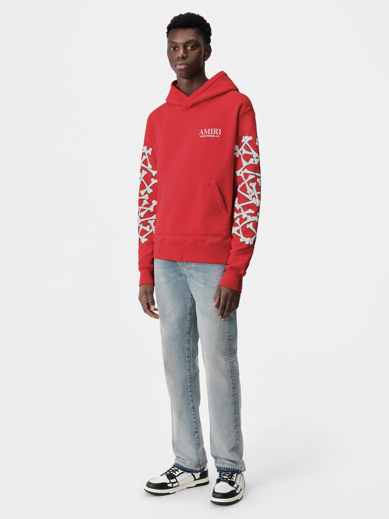 AMIRI BONES STACKED HOODIE | REVERSIBLE