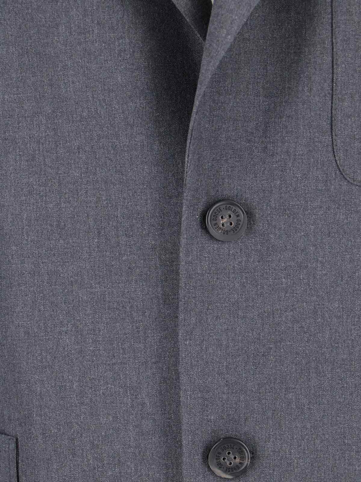 SINGLE-BREASTED VIRGIN WOOL JACKET - 4