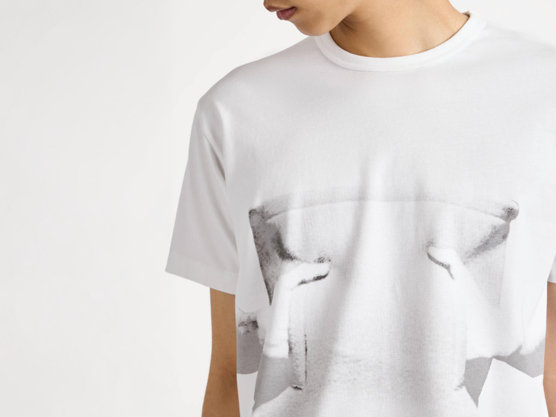MENS GESTURE T-SHIRT IN WHITE 7