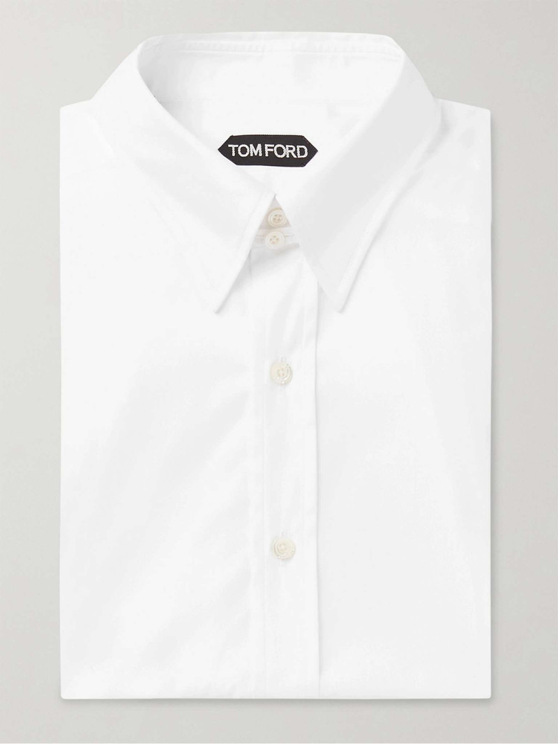 Slim-Fit Cotton-Poplin Shirt - 1