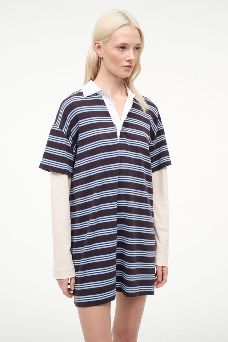 STAUD IVAR DRESS REDONDO STRIPE 4