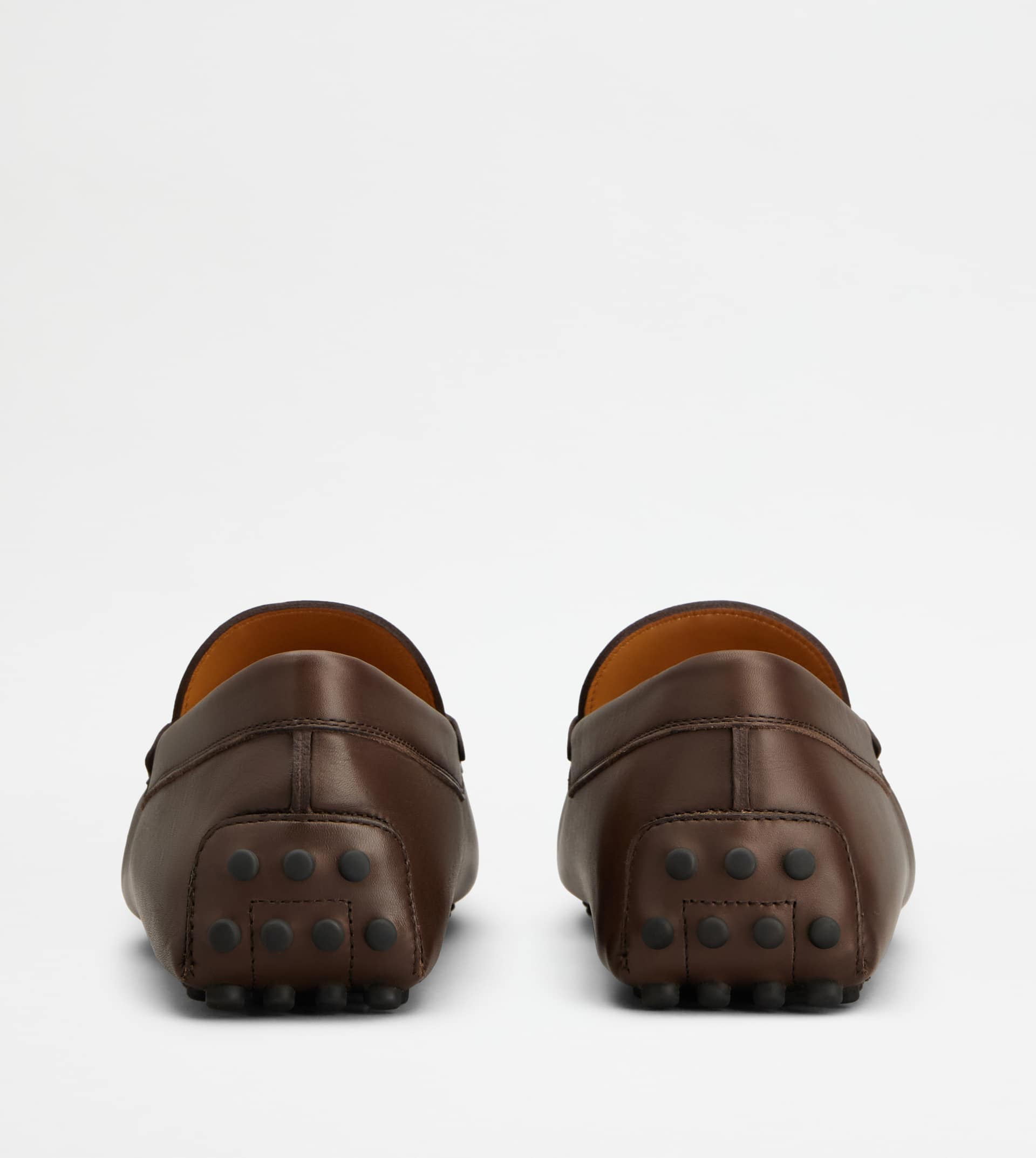 GOMMINO DRIVING SHOES IN LEATHER - BROWN - 3