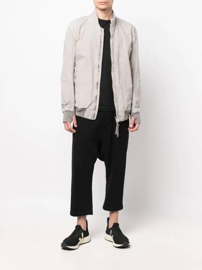 Boris Bidjan Saberi zip-up distressed jacket outlook