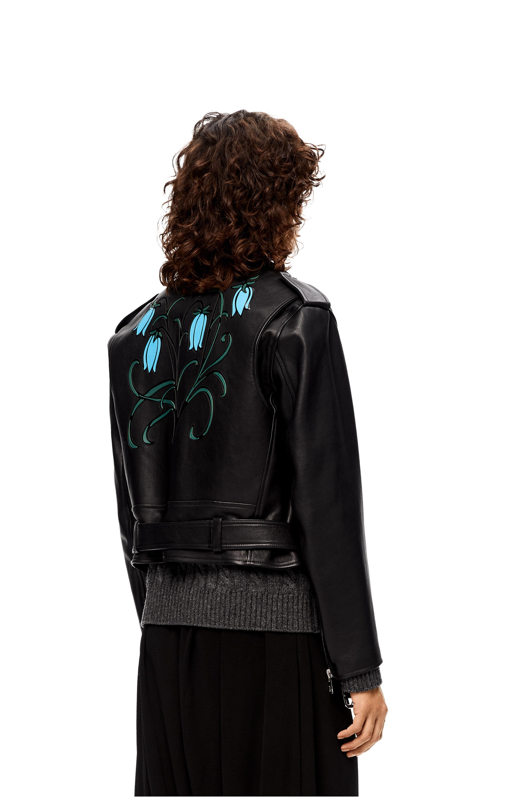 Herbarium biker jacket in nappa - 4