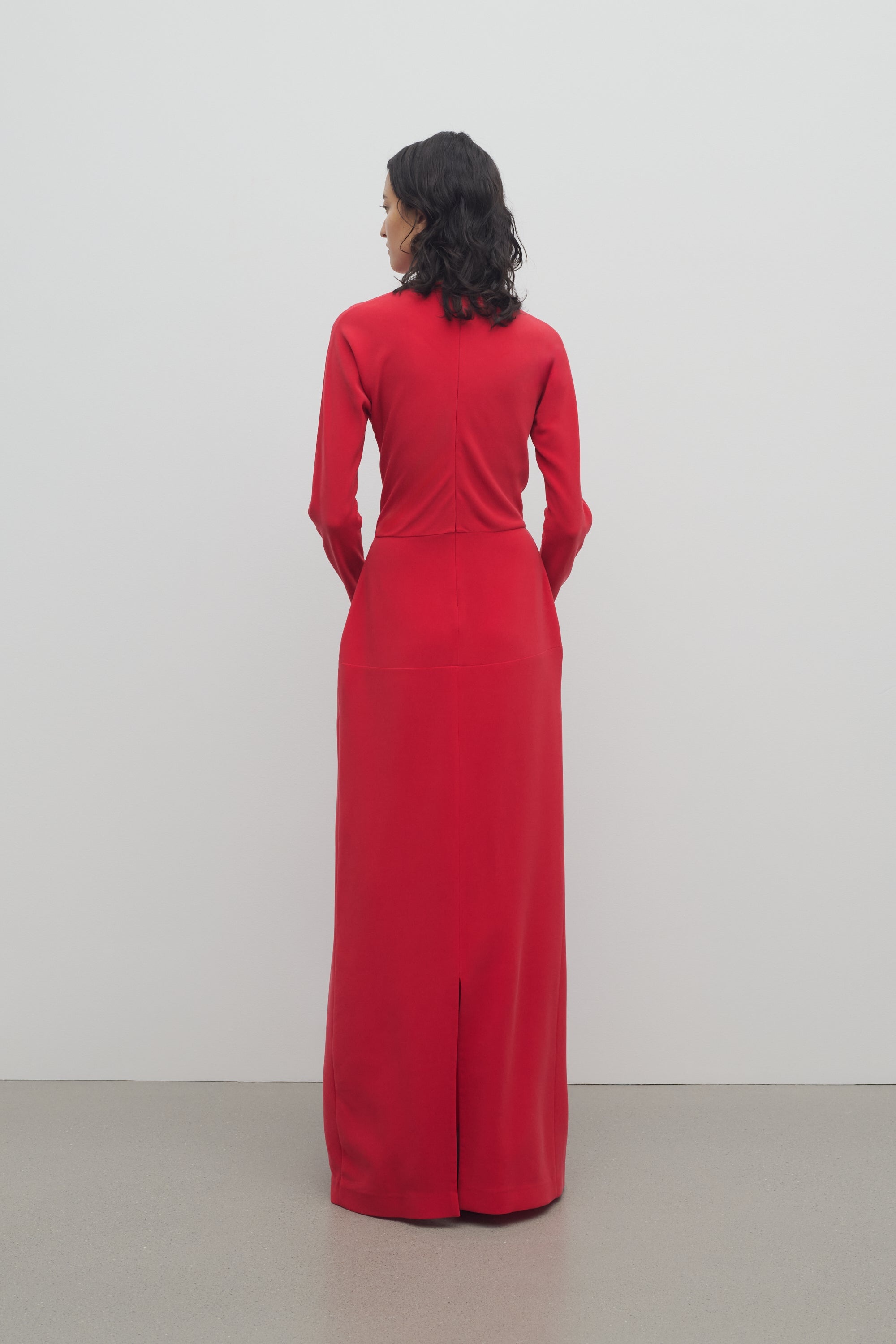 Anselm Dress in Cupro - 5