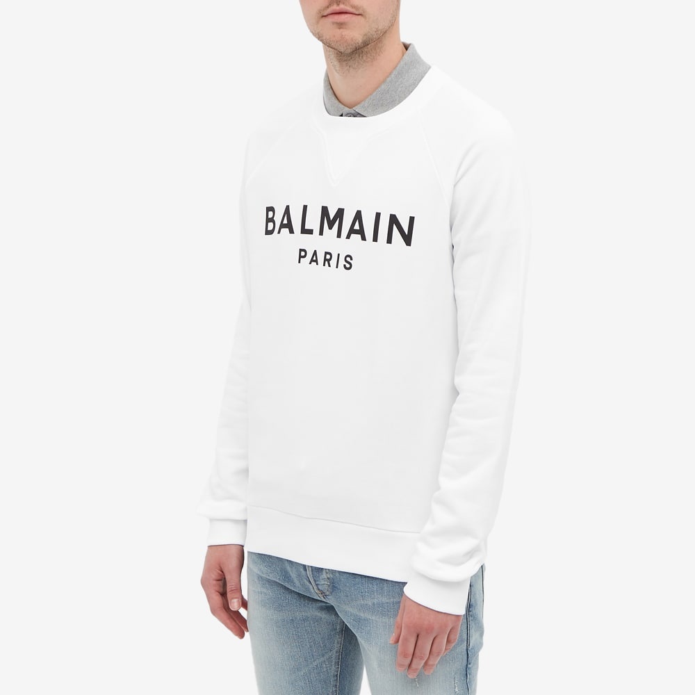 Balmain Paris Logo Crew Sweat - 3