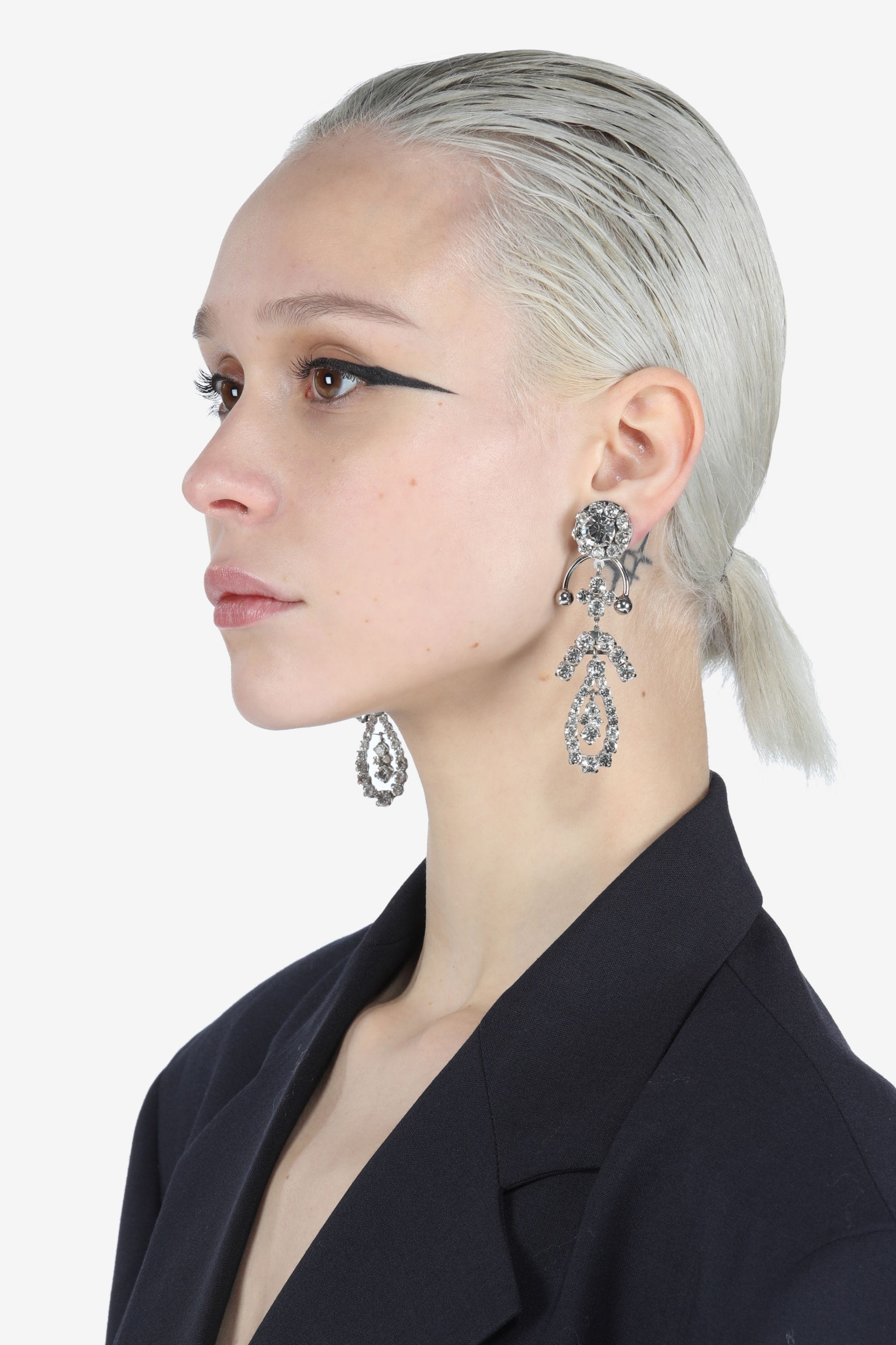 CRYSTAL-EMBELLISHED EARRINGS - 2