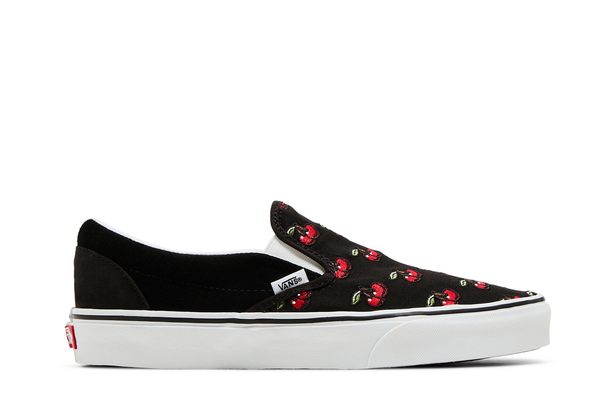 Classic Slip-On 'Cherries Black' - 1