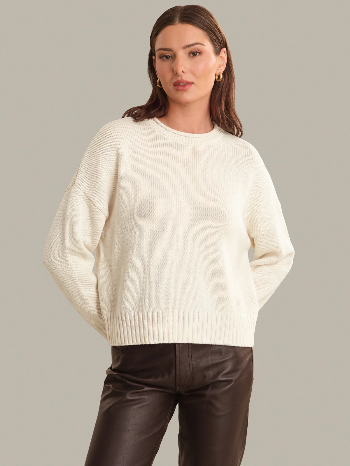 Louisa Oversized Cotton Pullover - 1