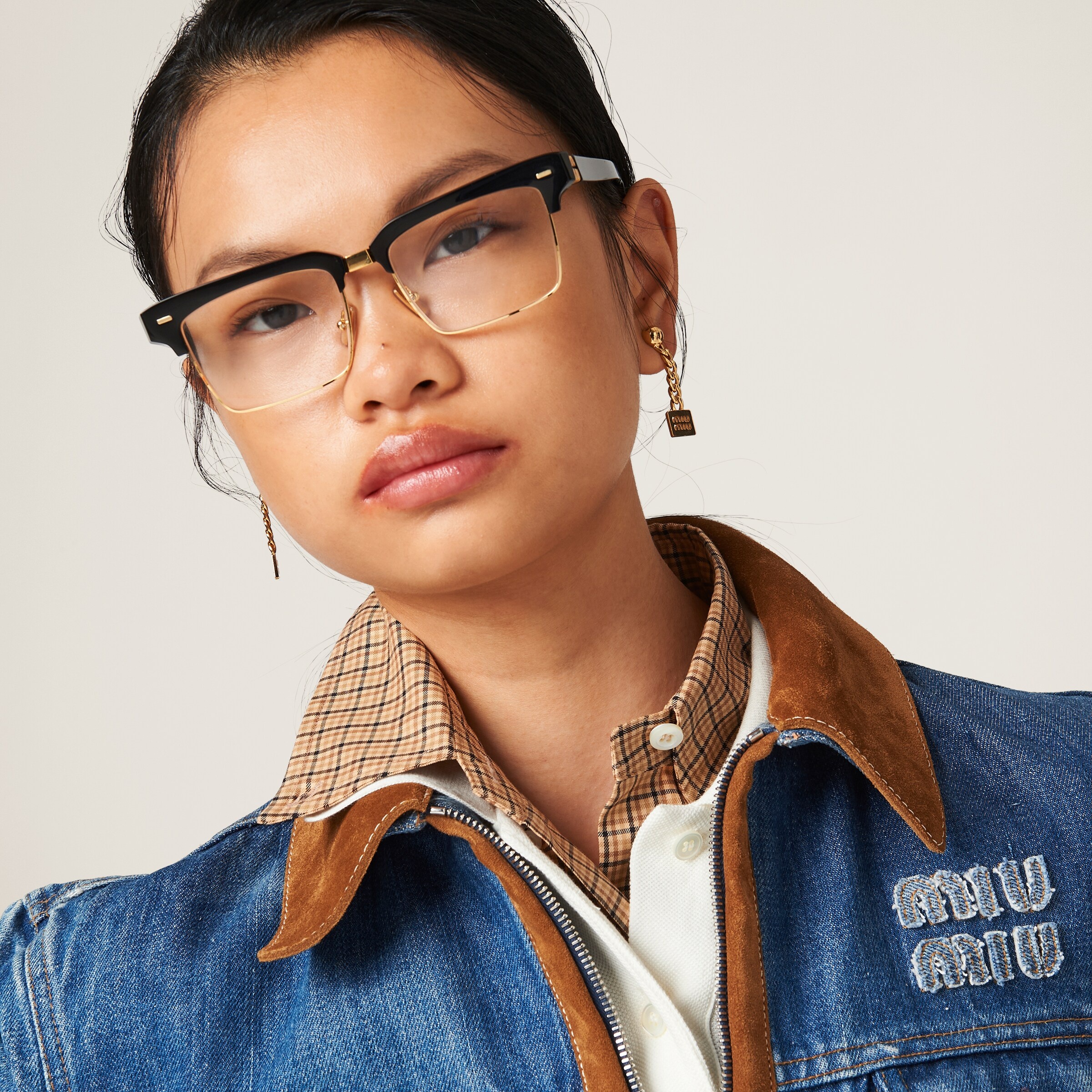 Denim blouson jacket - 5