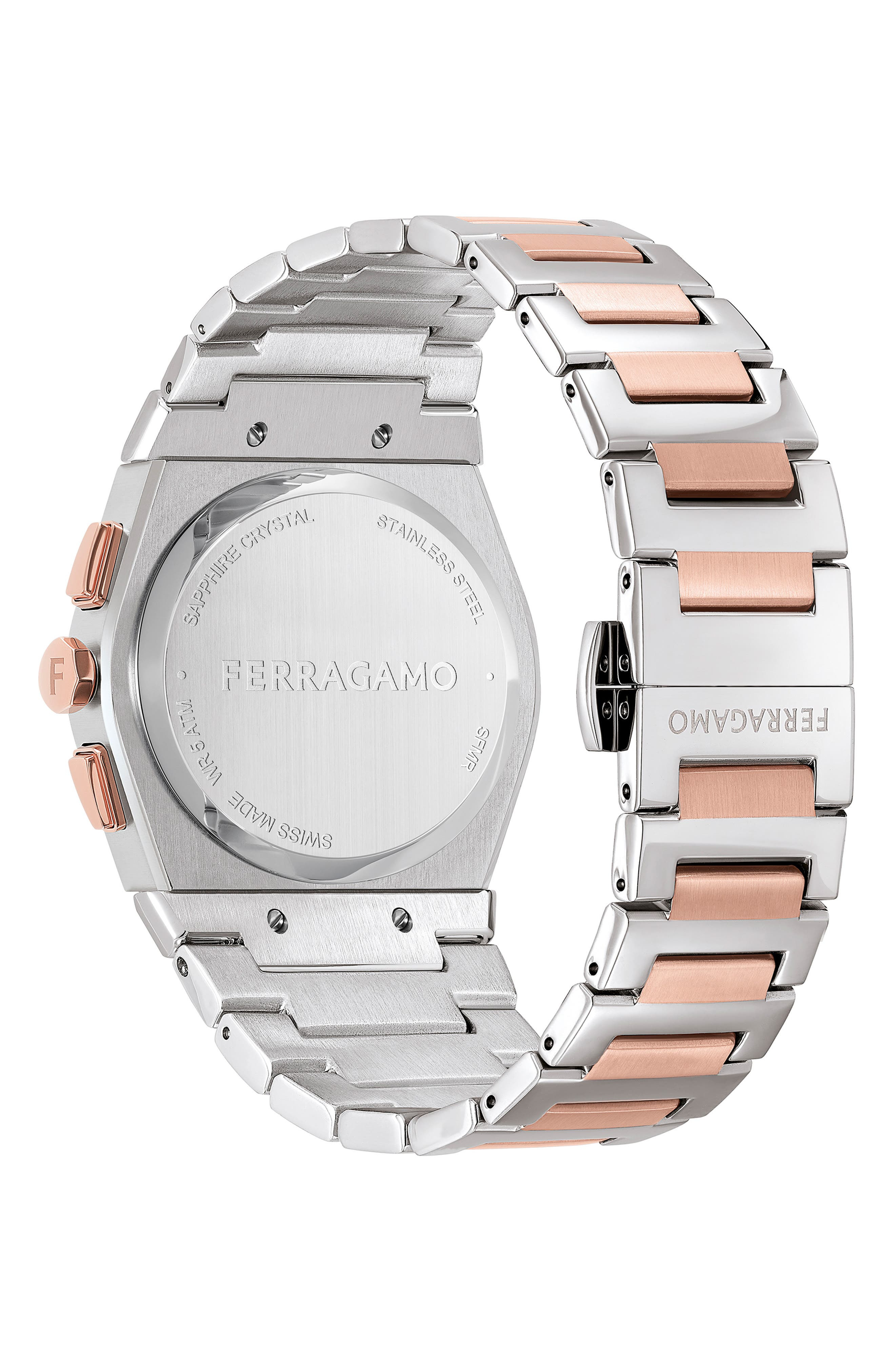 Vega Bracelet Chronograph Watch, 42mm - 3