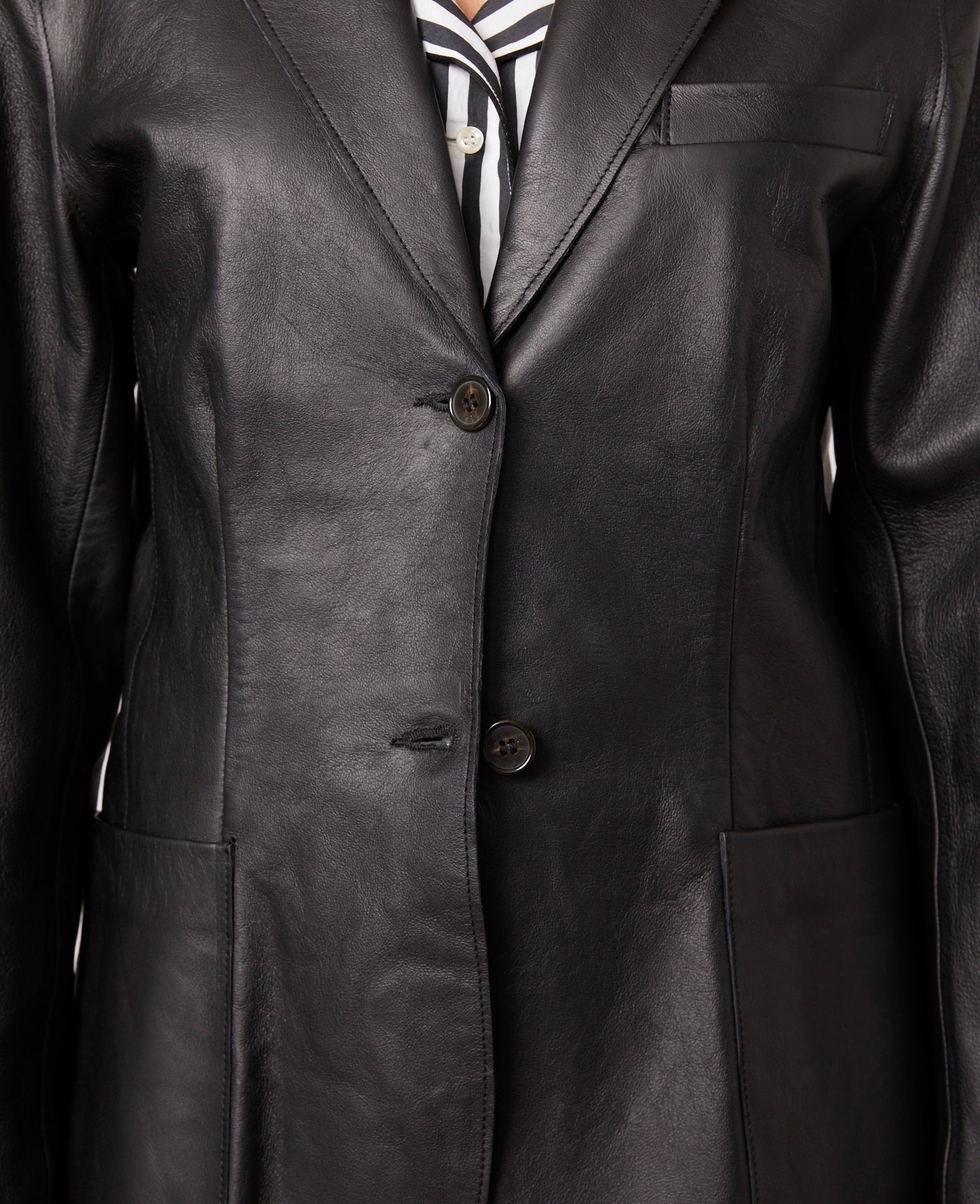 CHARLENE LEATHER JACKET - 4