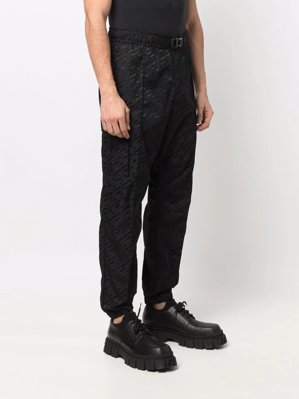 La Greca cotton track pants - 3