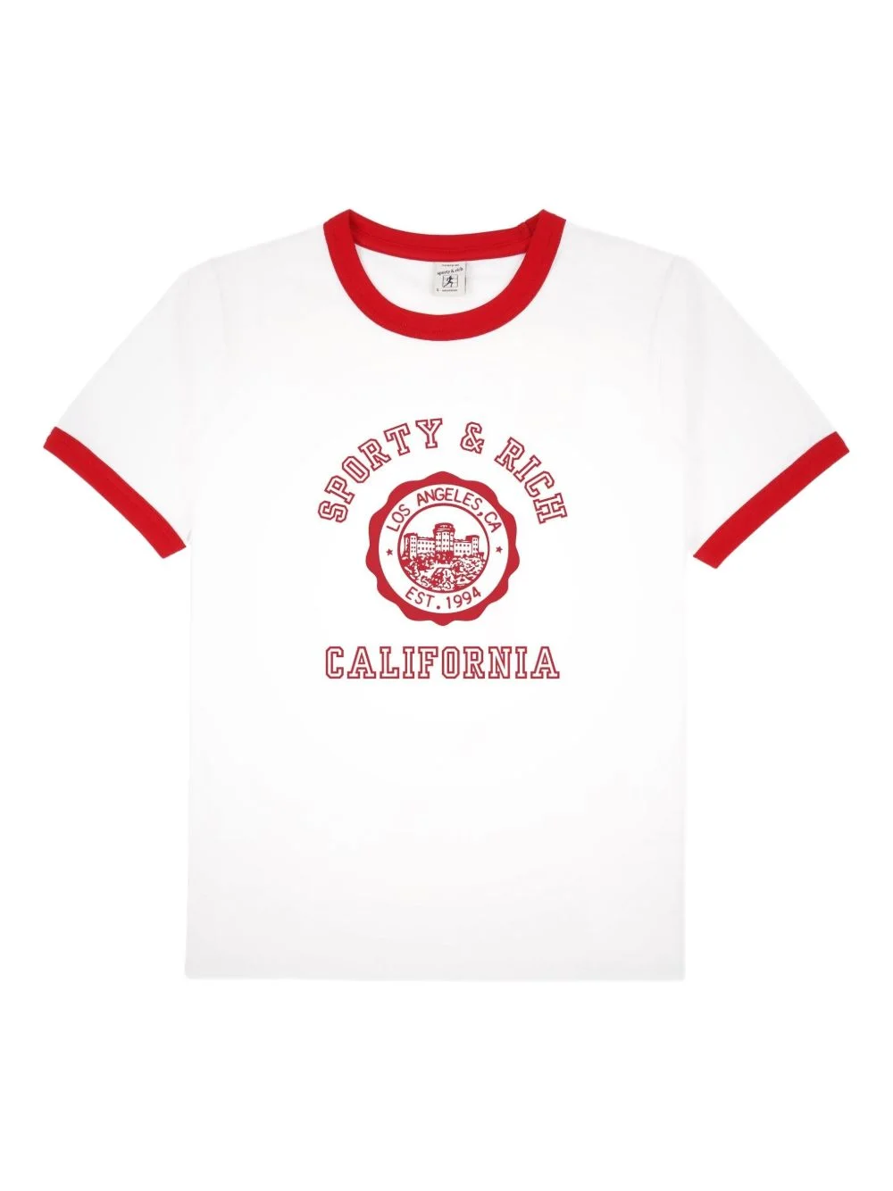 ringer graphic T-shirt - 1