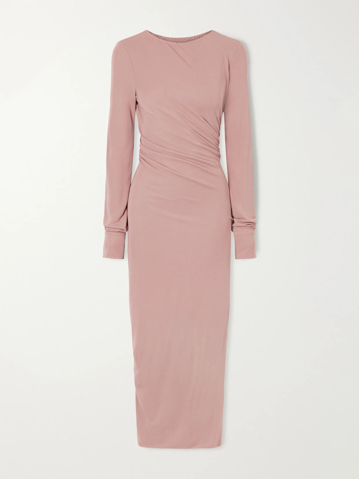 Draped Crepe-jersey Midi Dress - 1