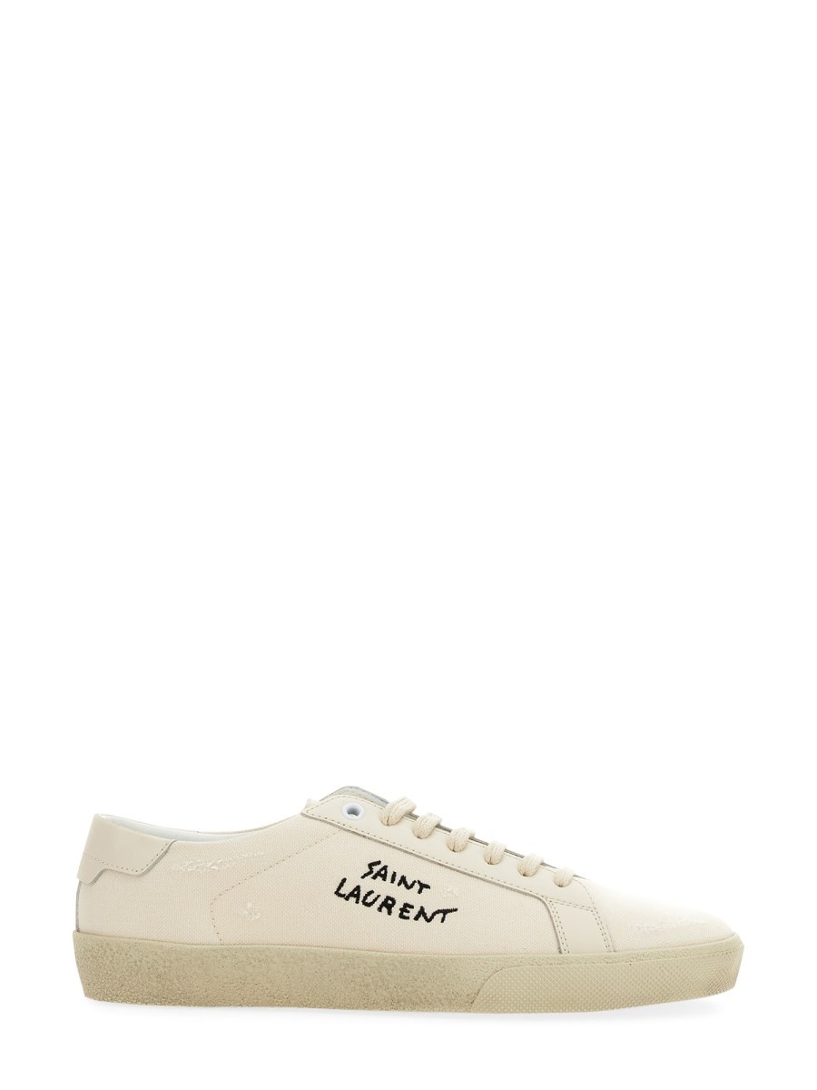 COURT SL/06 SNEAKER WITH EMBROIDERED LOGO - 1