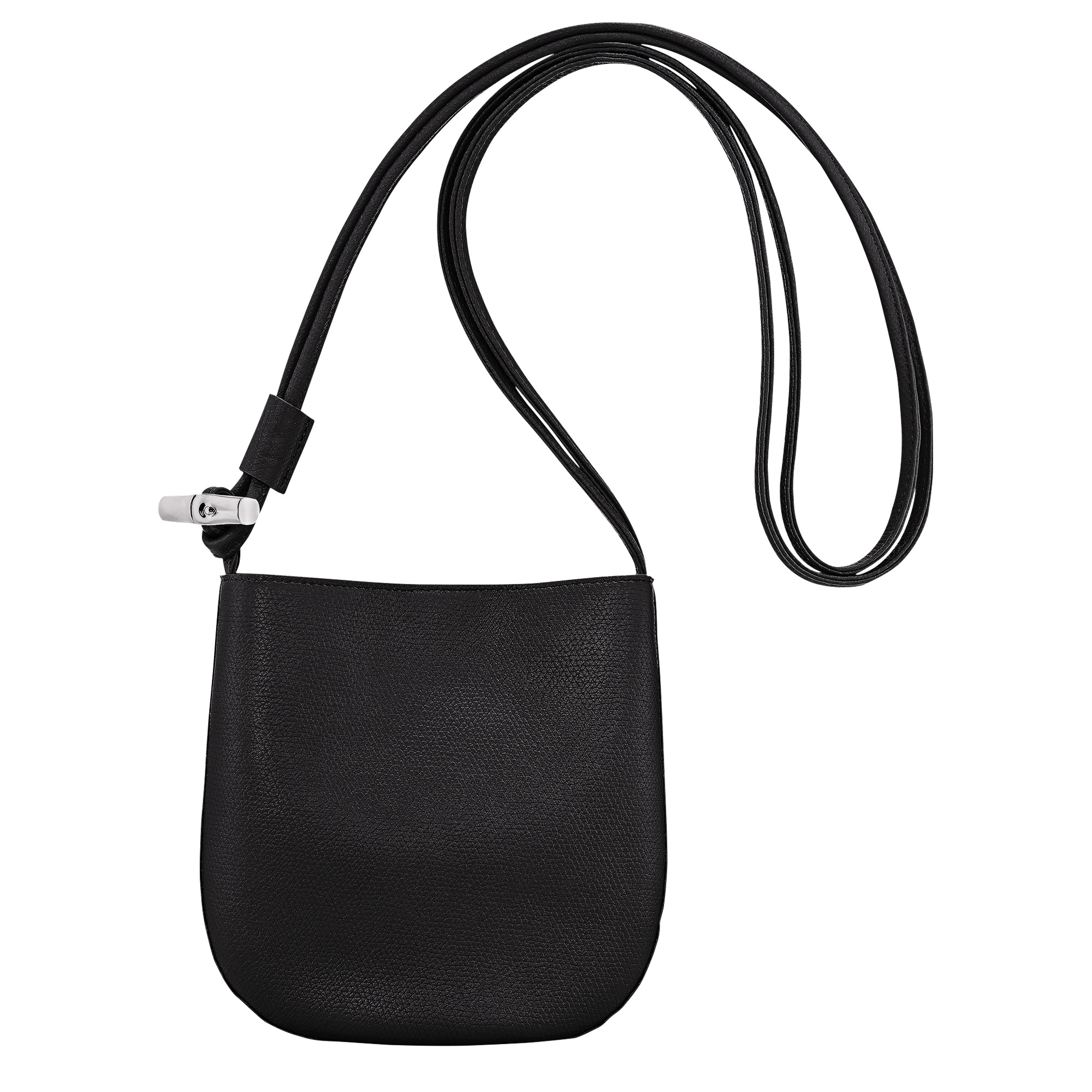 Le Roseau S Crossbody bag Black - Leather - 1