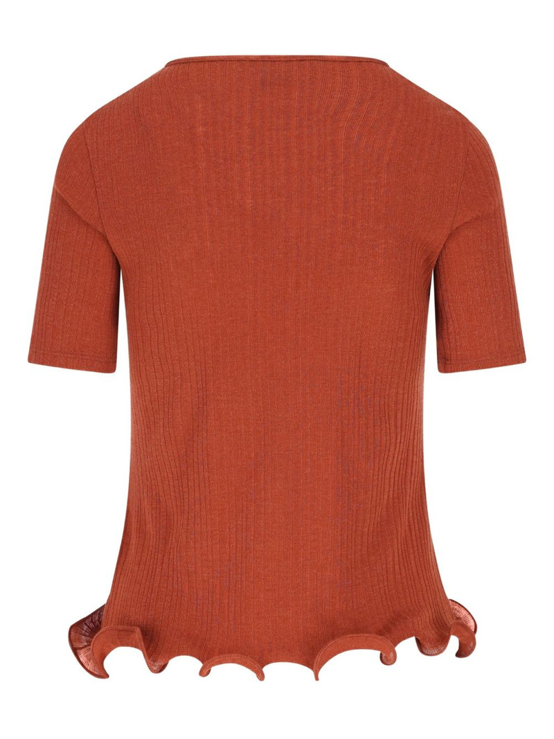 FENDI ruffled T-shirt outlook