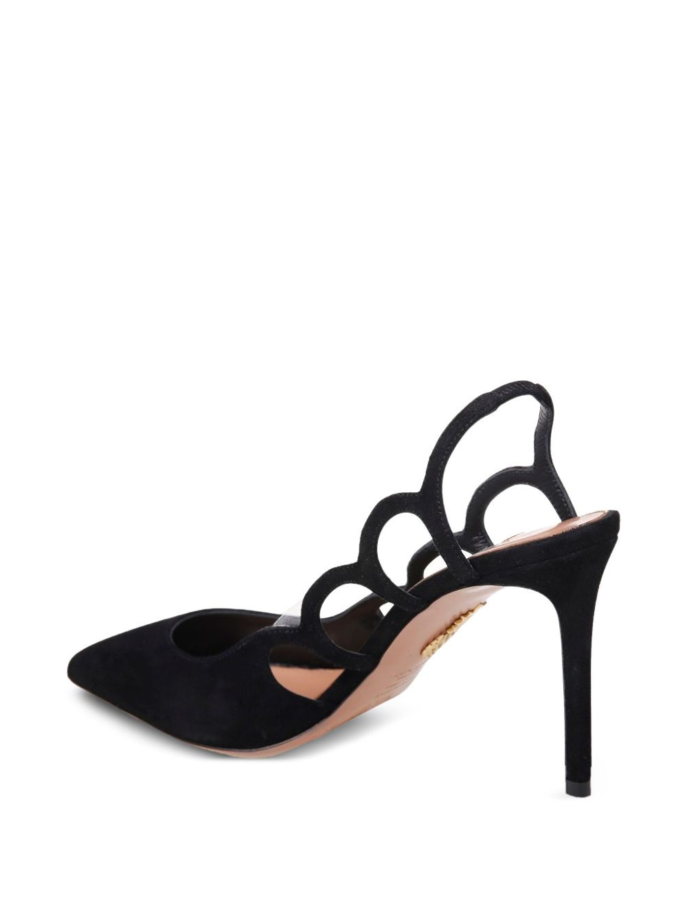 slingback cut-out pumps - 4