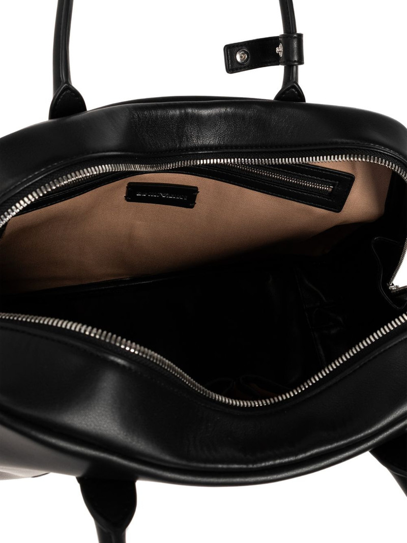 top handle embossed tote bag 5
