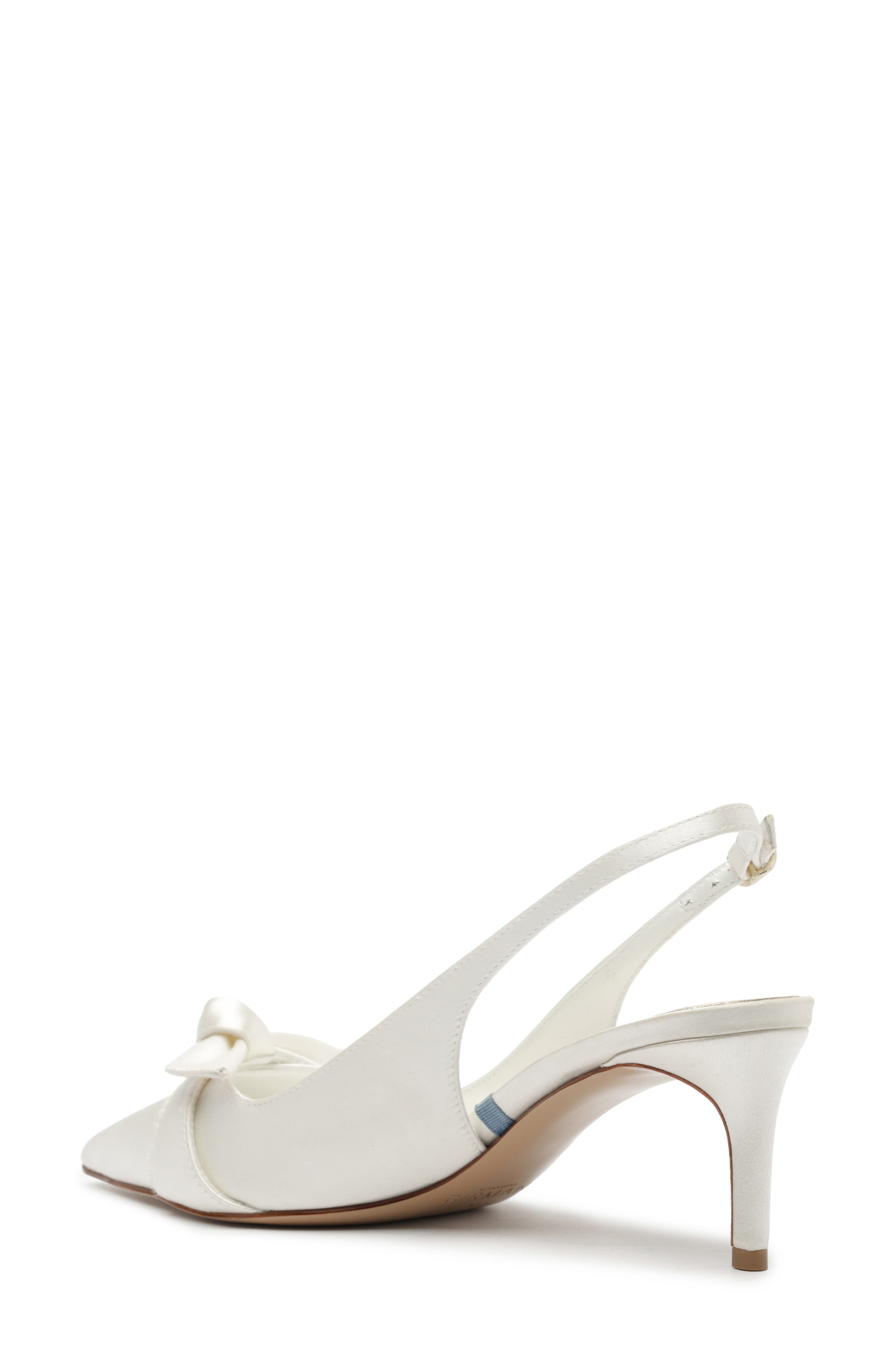 Alexandre Birman Clarita Classic Pointed Toe Slingback Pump in Bianco at Nordstrom - 2