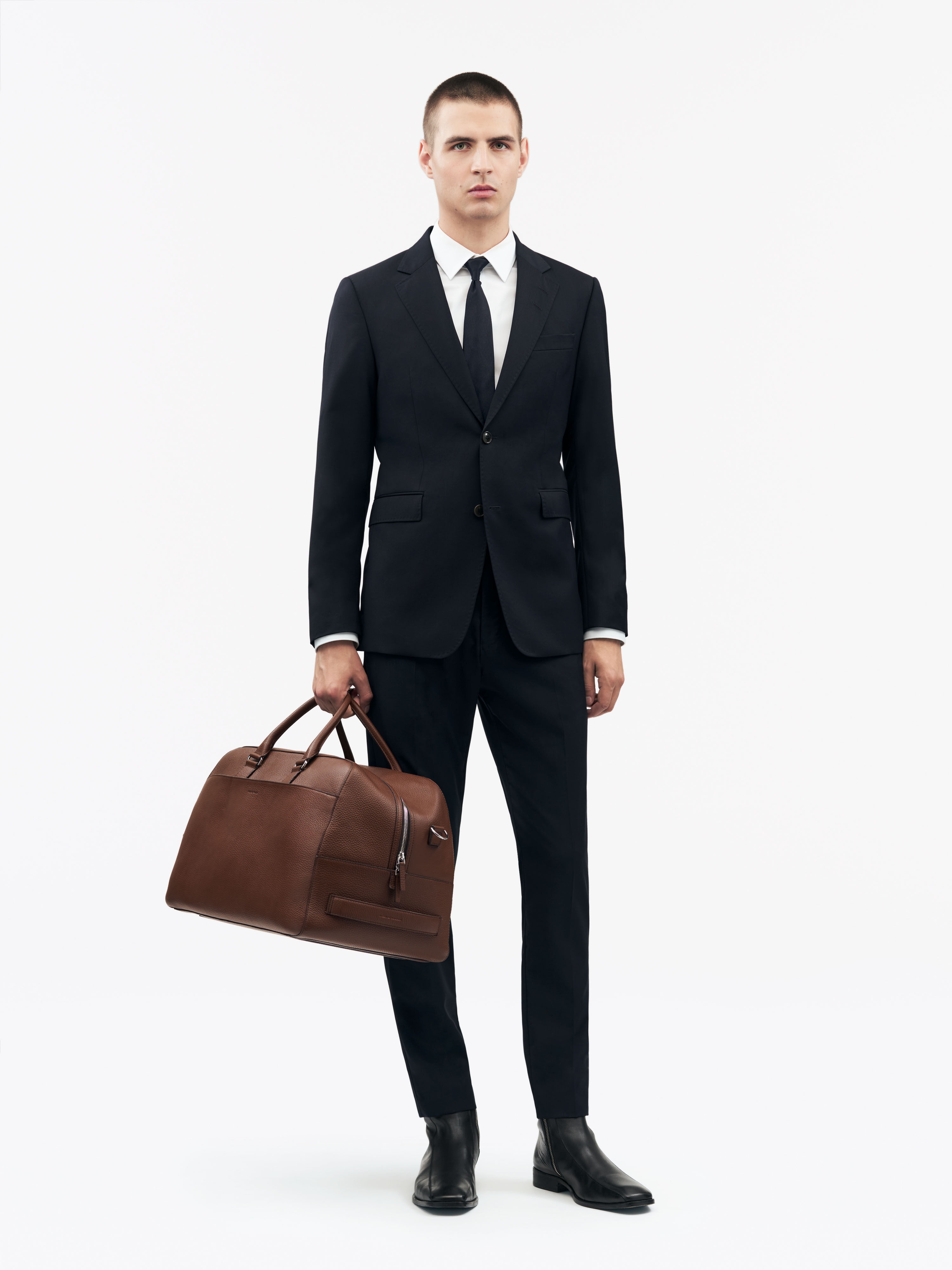 Brome Weekend Leather Bag - 4