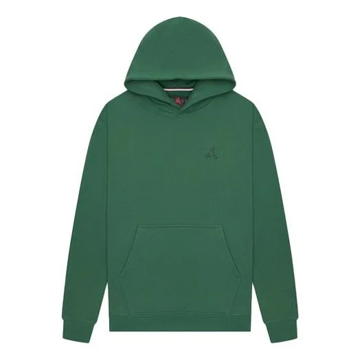 Air Jordan Embroidered Logo Sports Fleece Hoodie 'Green' DA9818-333 - 1