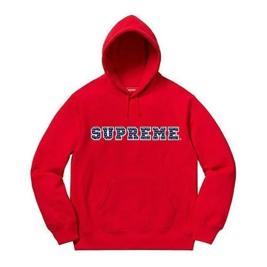 Supreme FW19 Week 1 The Most Hooded Sweatshirt logo 'Red' SUP-FW19-008 - 1