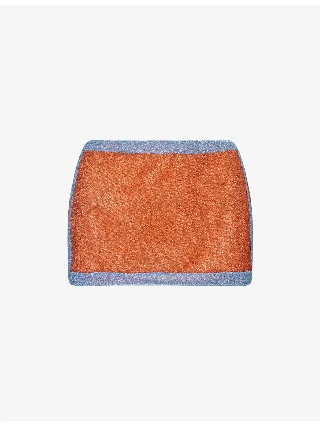 Lumiere Bi-Color Metallic Woven Mini Skirt - 1