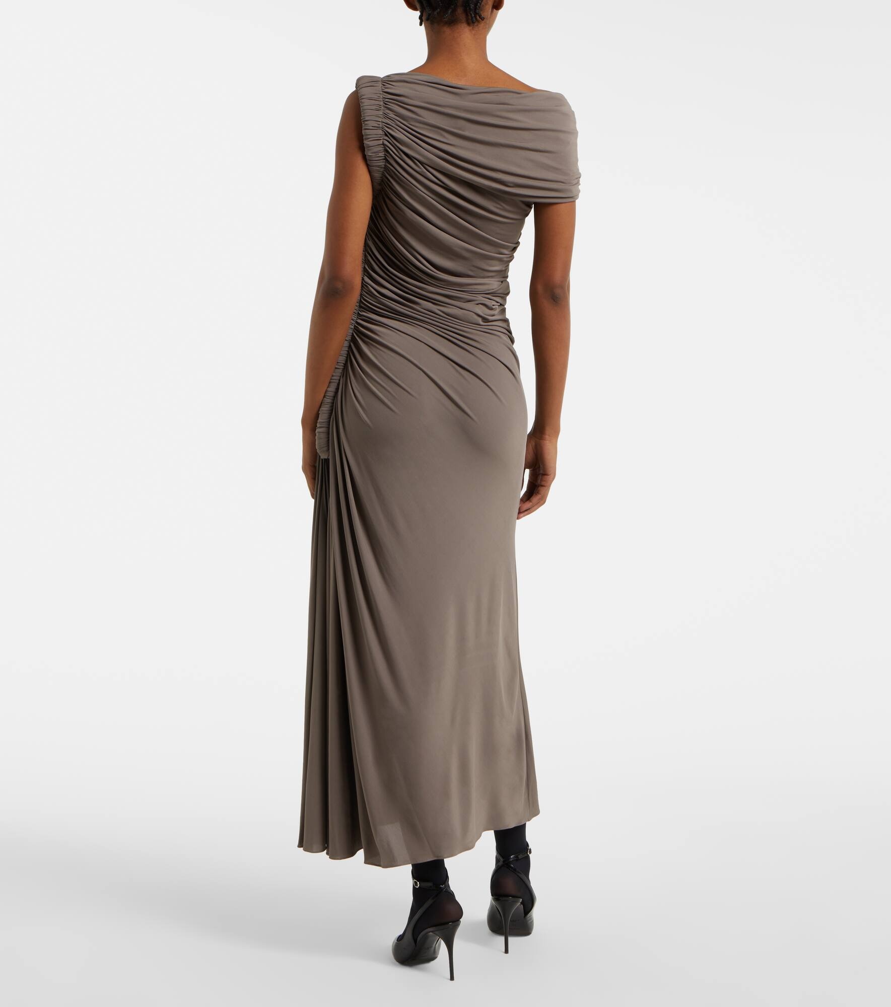 Asymmetric midi dress - 3