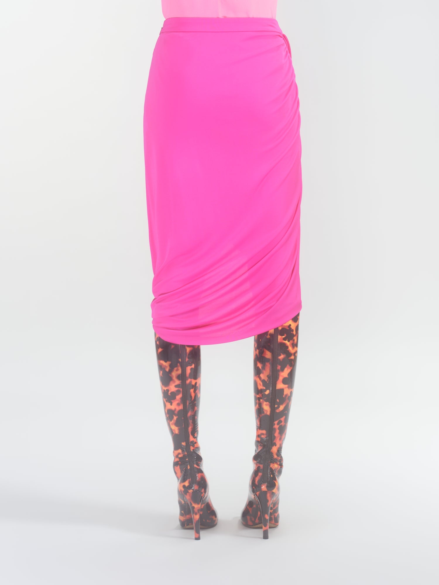 DRAPED TULIP SKIRT - 4