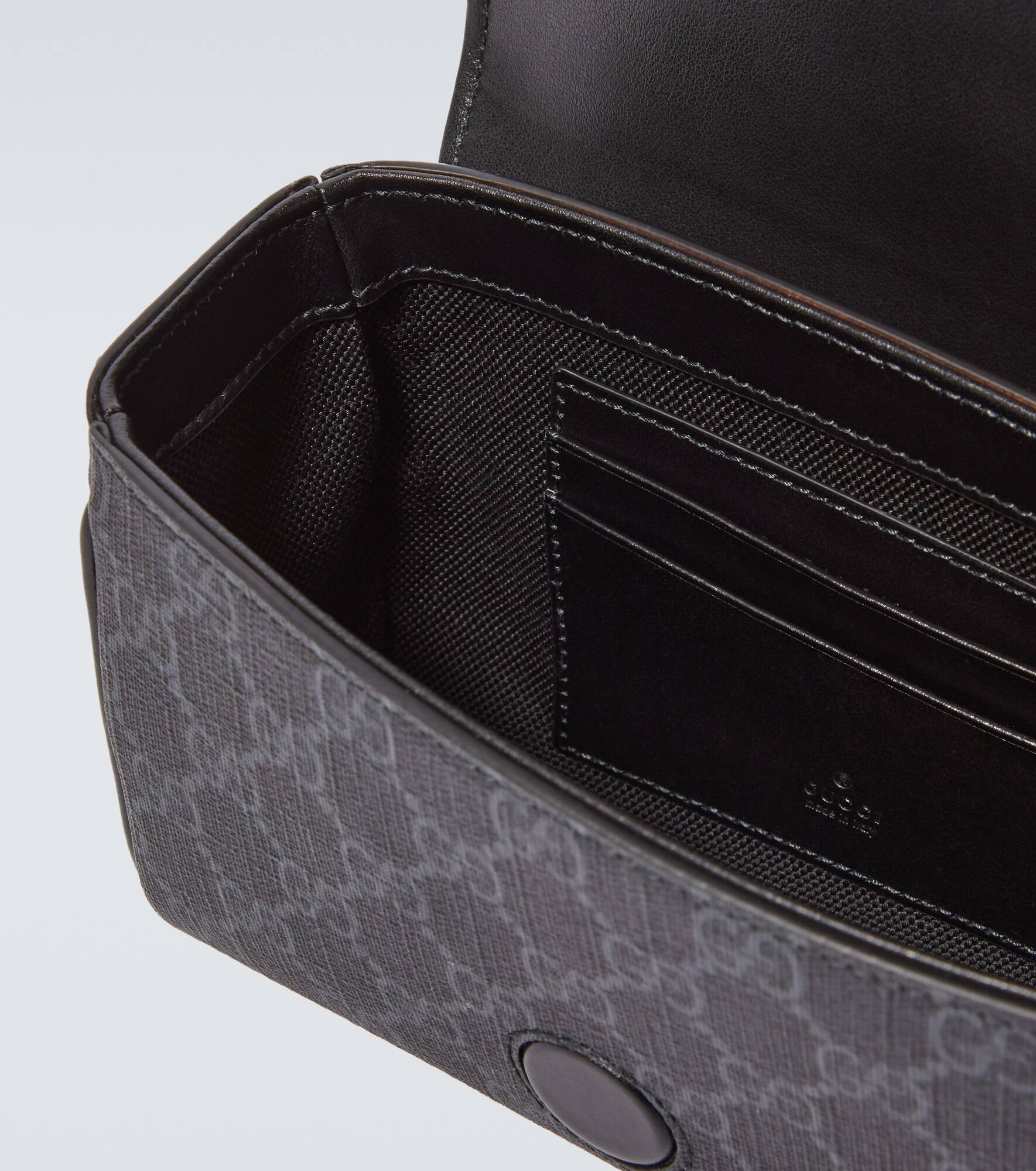GG Super Mini faux leather crossbody bag - 4