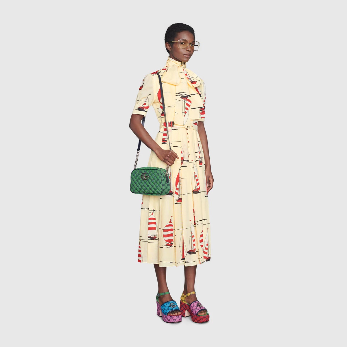 GG Marmont Multicolor small shoulder bag - 5