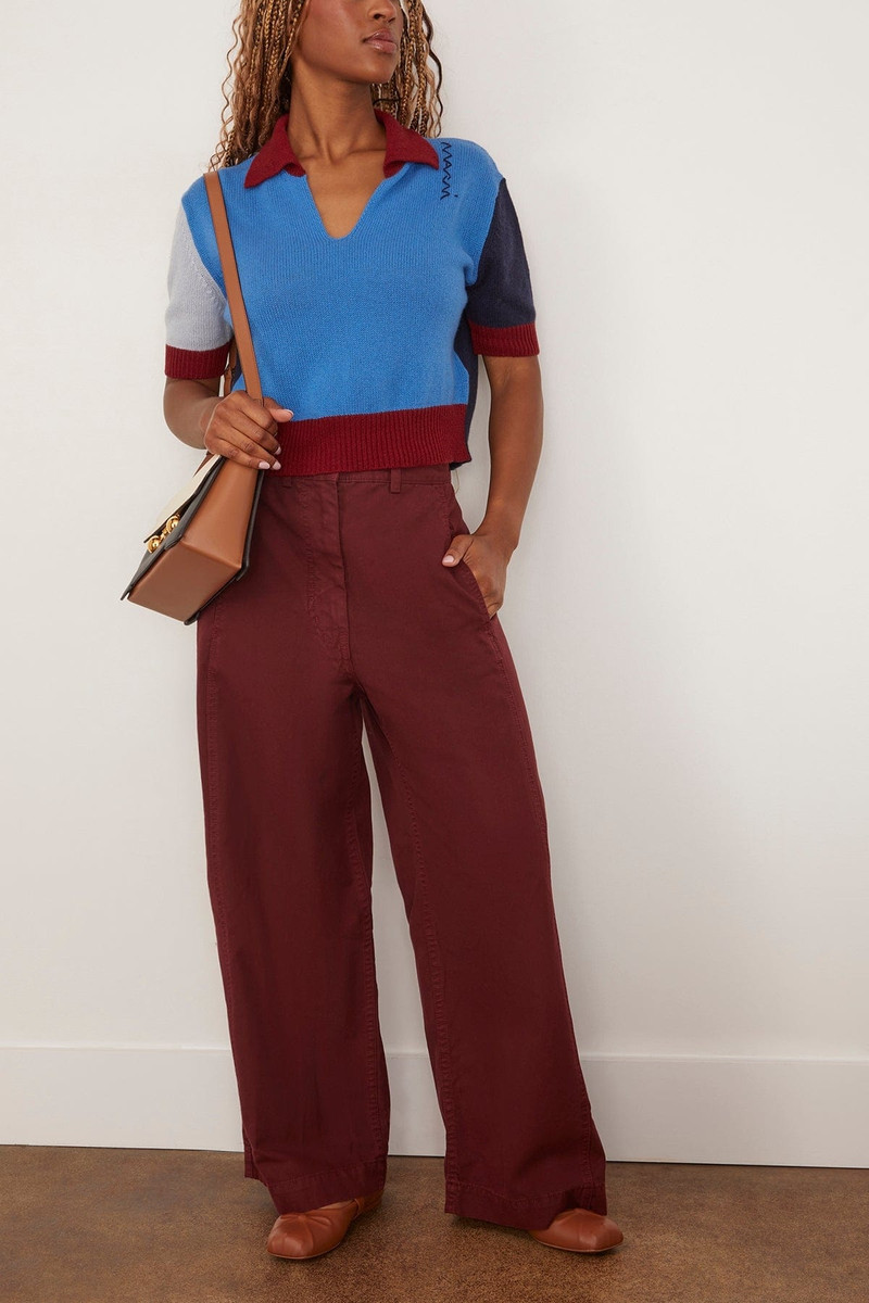 Marni Iconic Cashmere Sweater in Azure outlook
