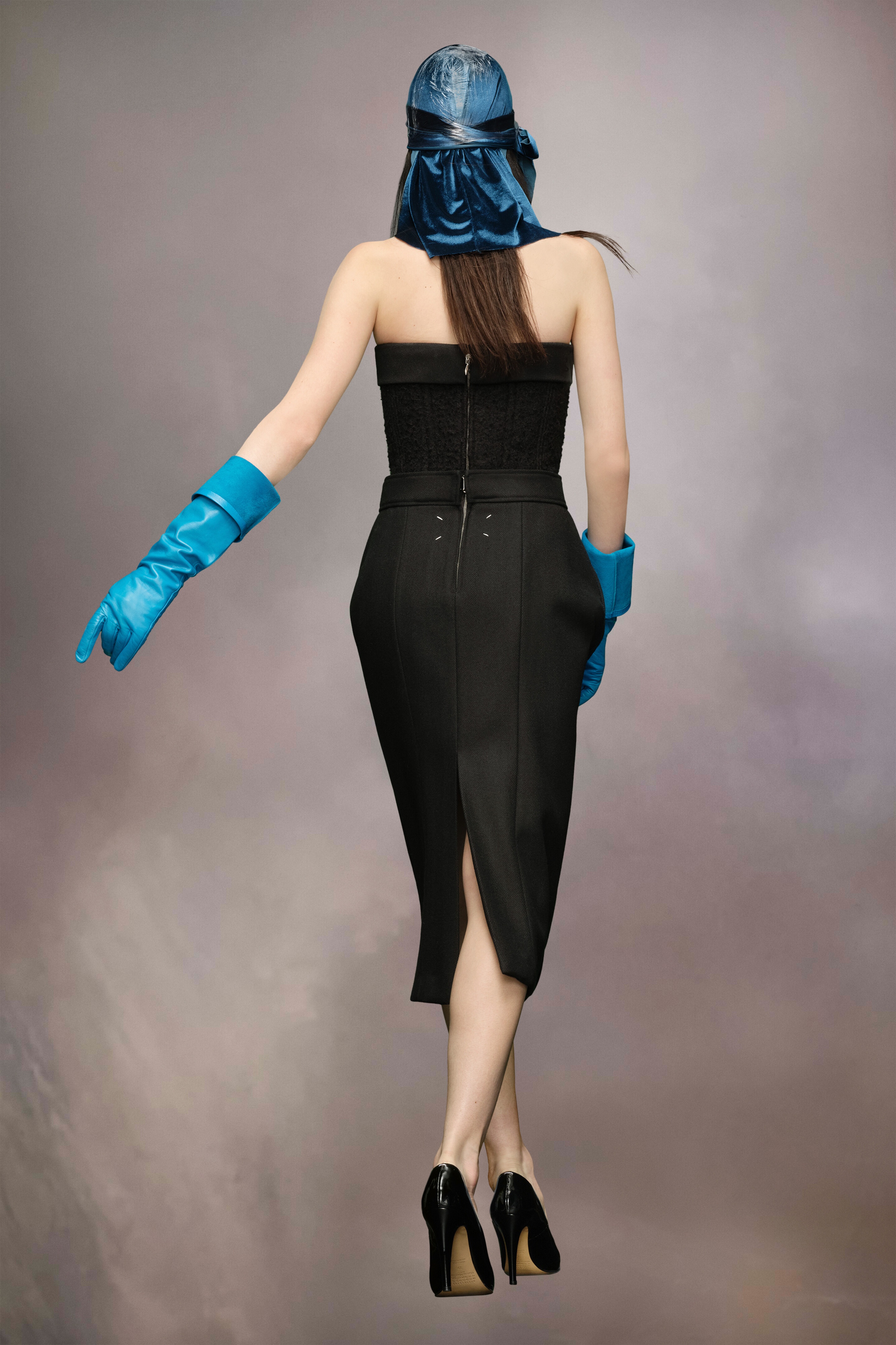 Herringbone woven dress - 4