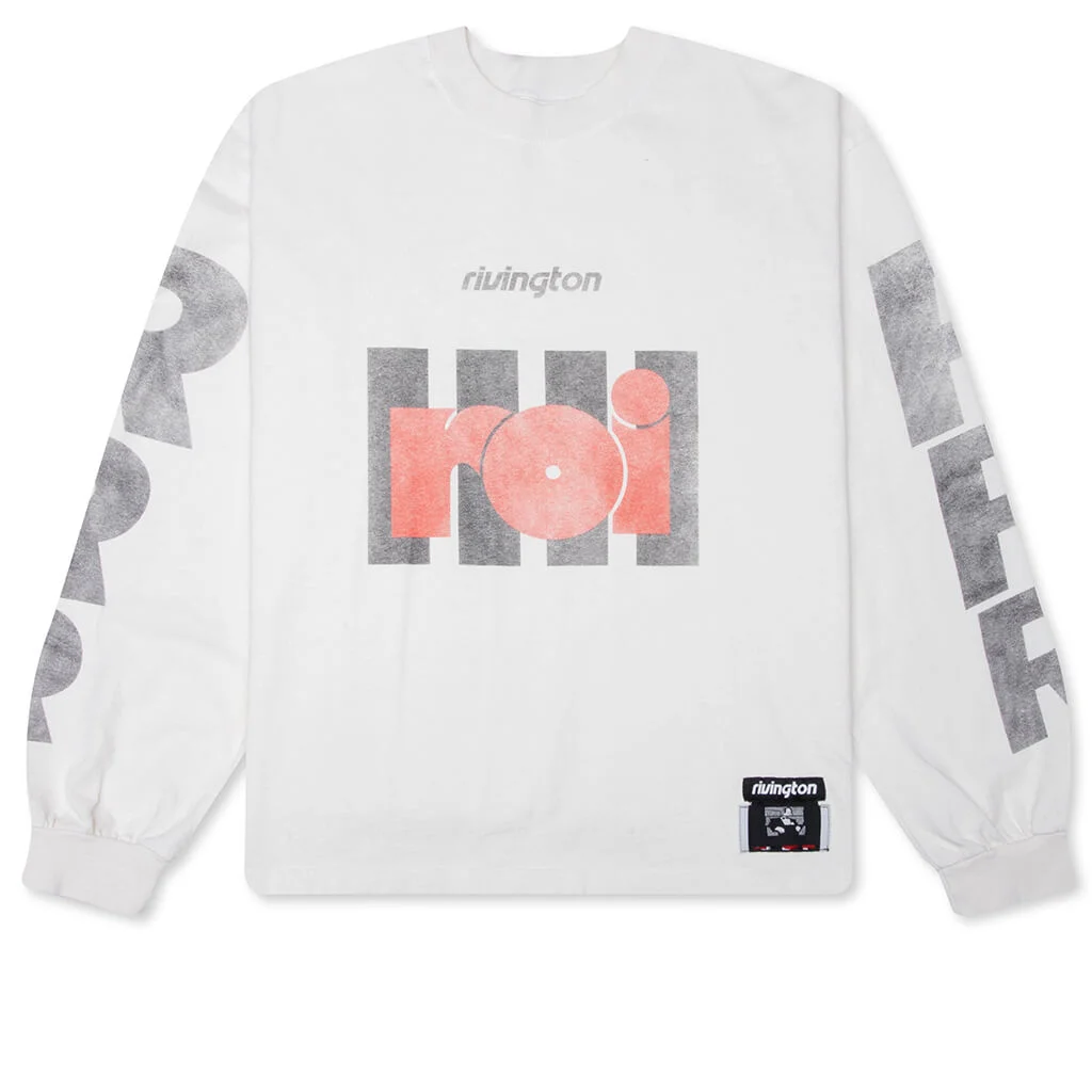 ROI GARDEN L/S TEE - MAX WHITE - 1