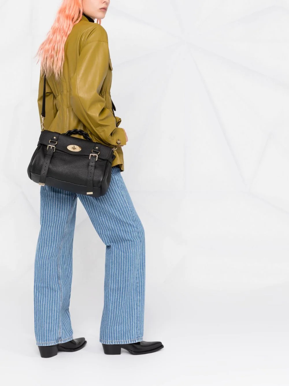 Alexa leather satchel bag - 2