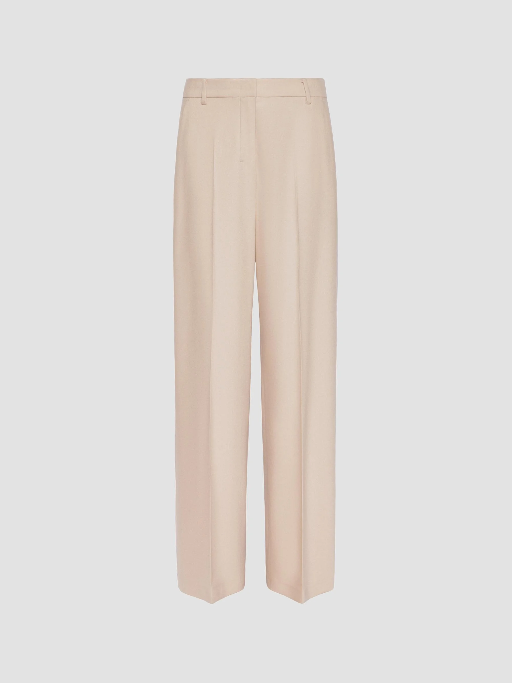 Women's Regular Fit Wool Trousers - Albino - 1