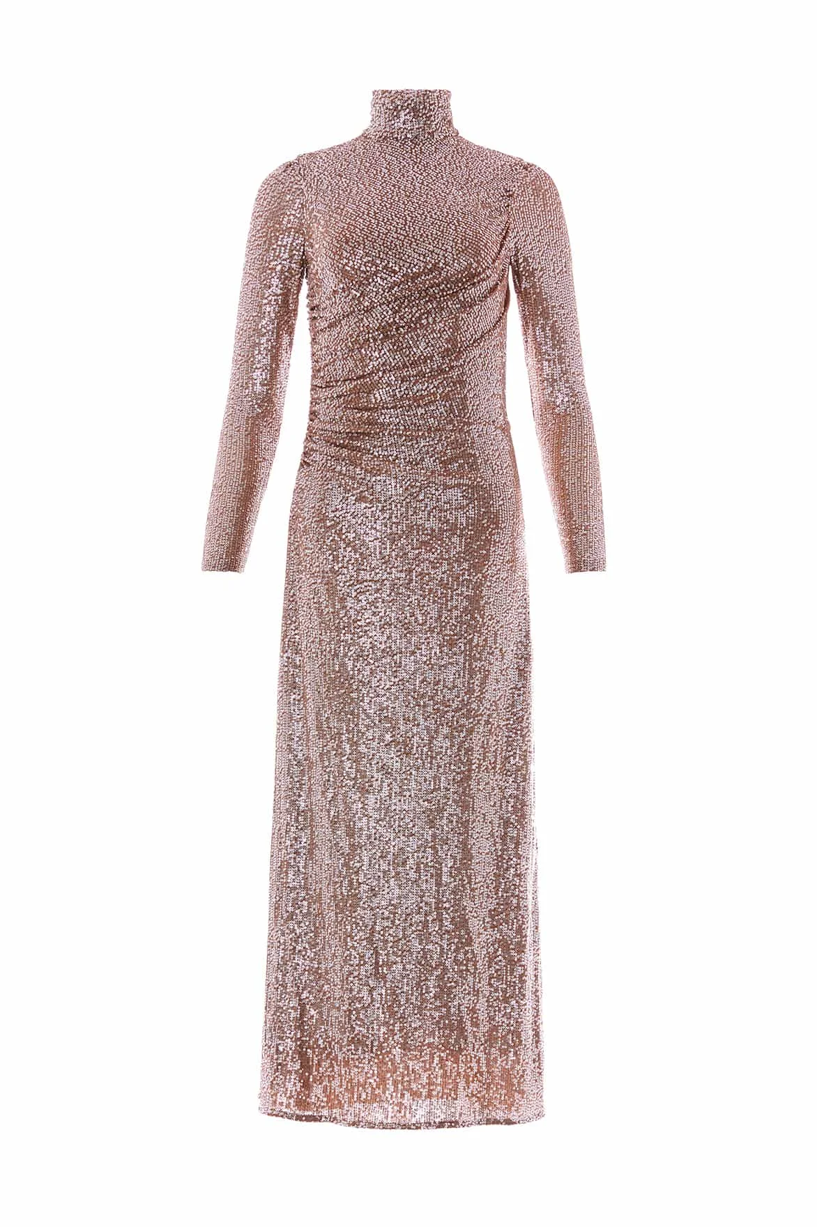 Malia Turtleneck Ankle Gown - 1