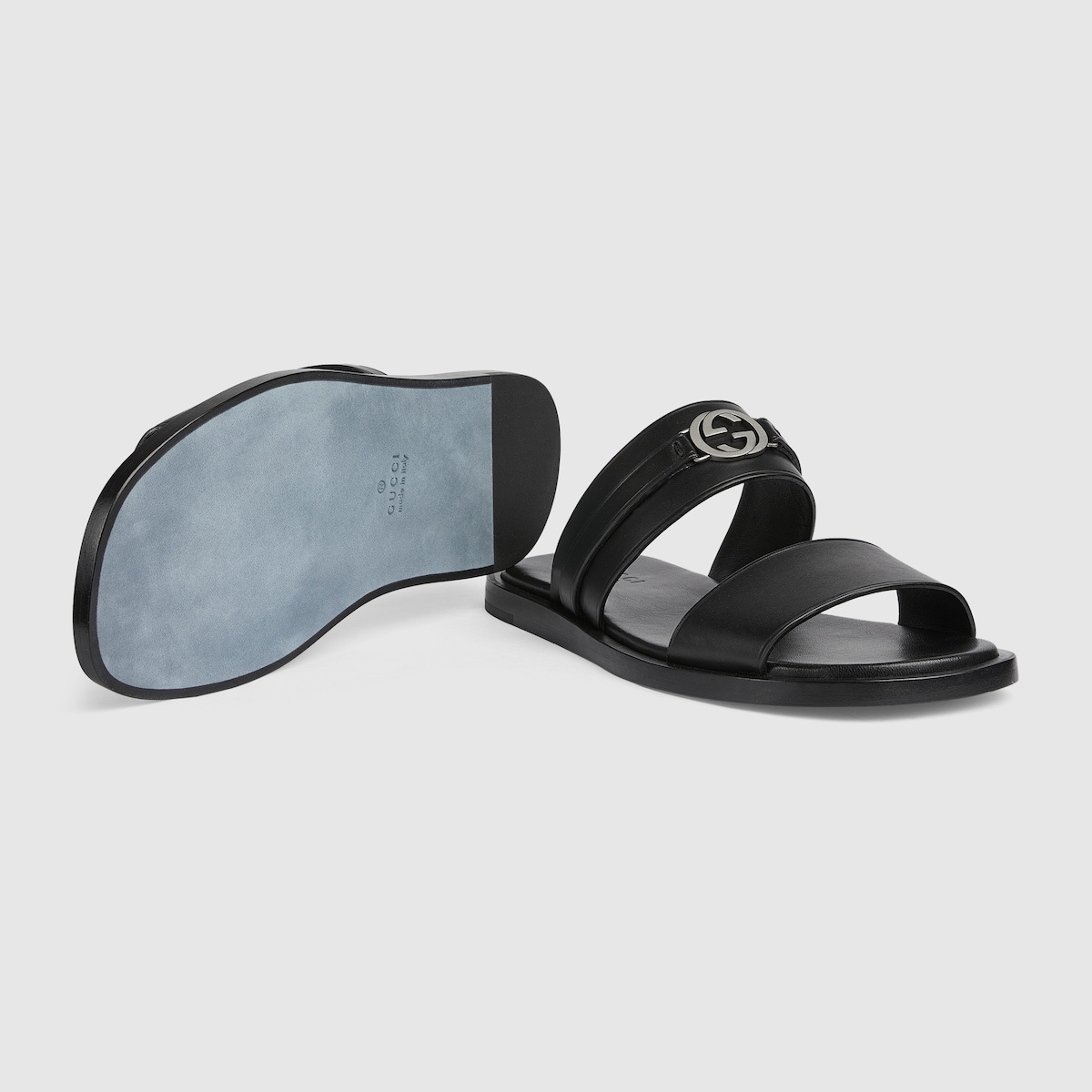 Men's sandal with Round Interlocking G - 6
