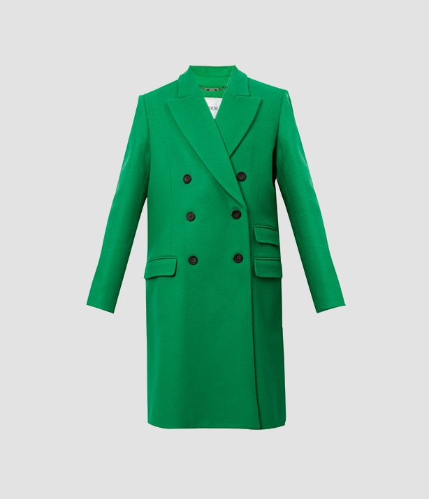 DOUBLE BREASTED COAT - 1