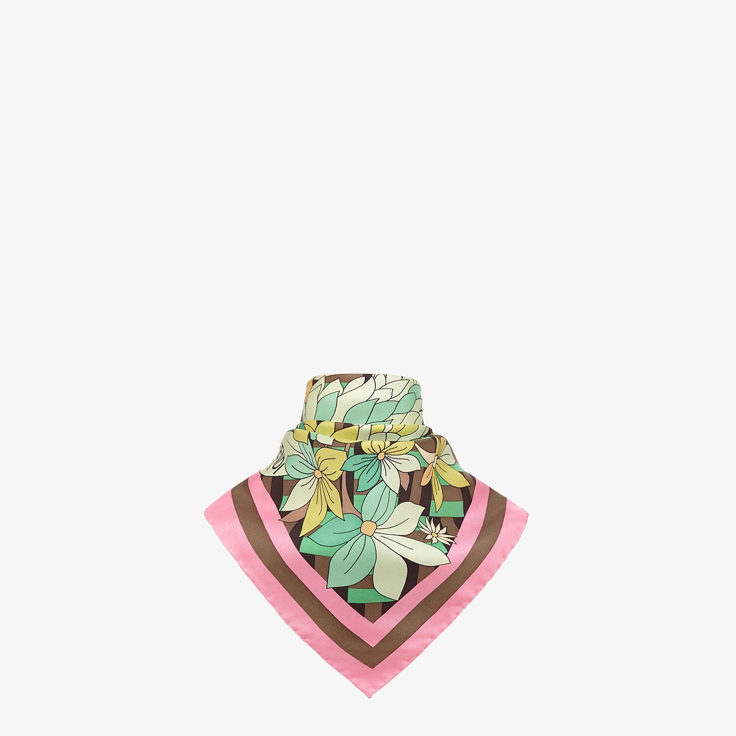 Multicolor silk foulard 2