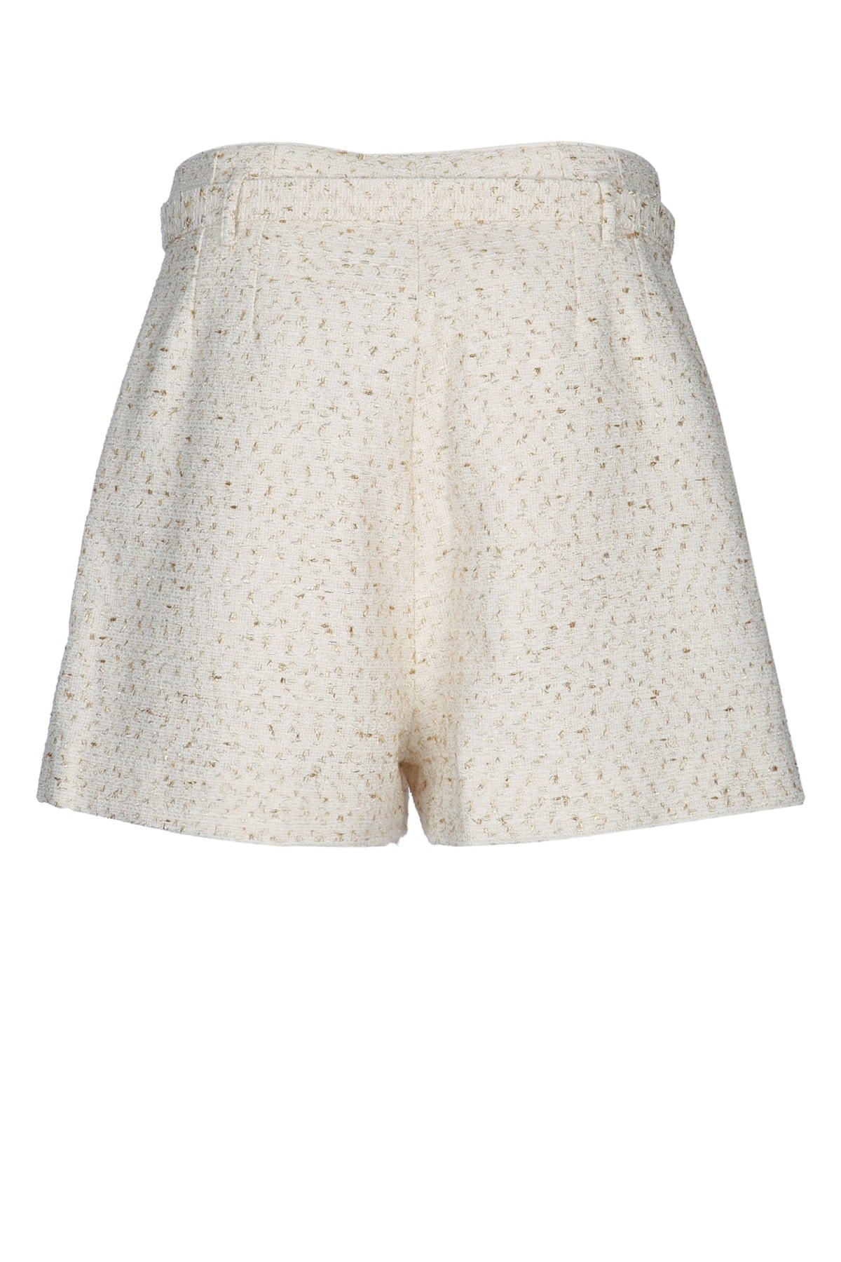 Self Portrait Women Cream Boucle Short - 2