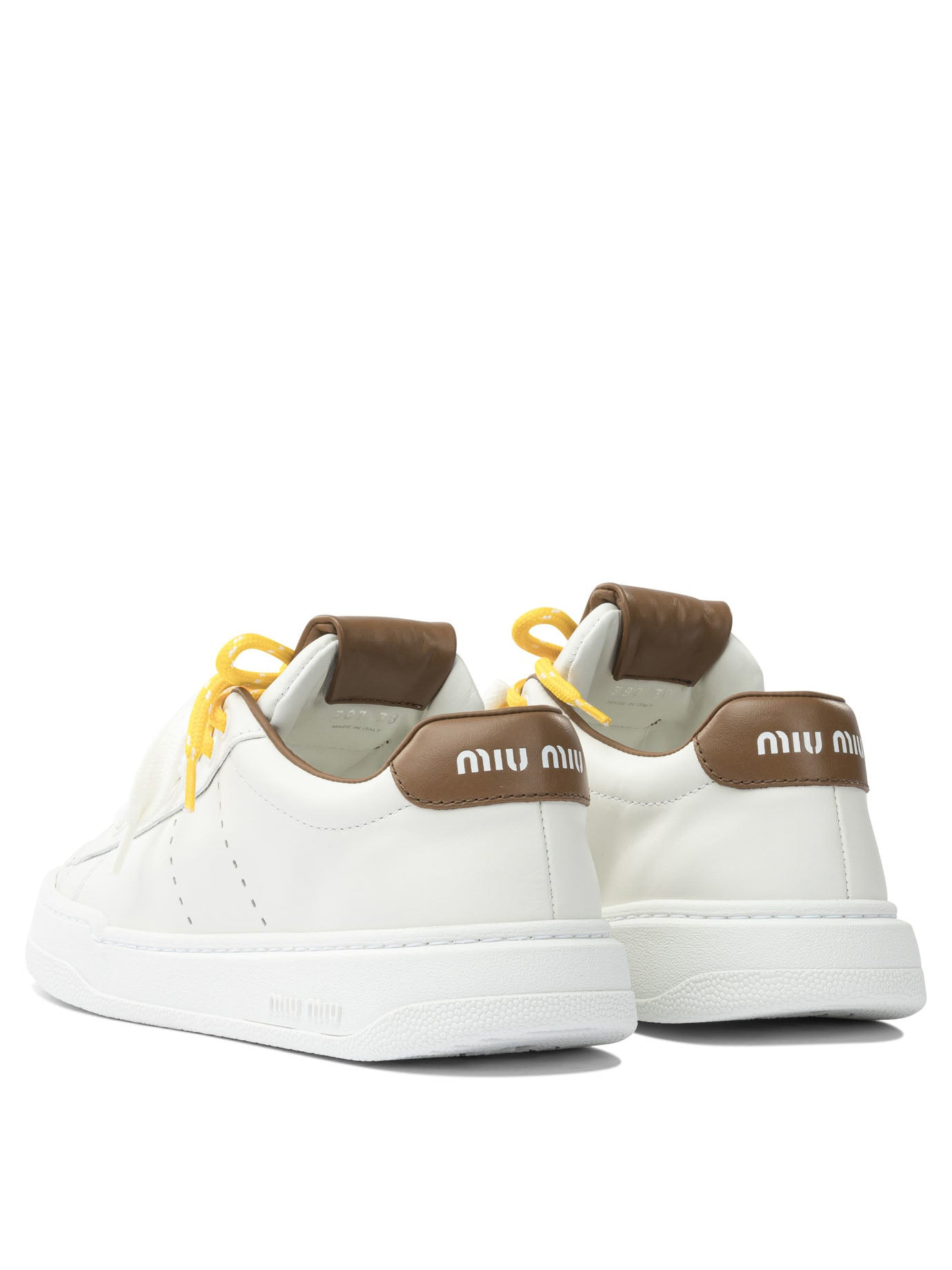 Miu Miu Leather Sneakers - 4