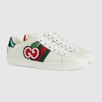 GUCCI Women's Ace sneaker with GG apple outlook