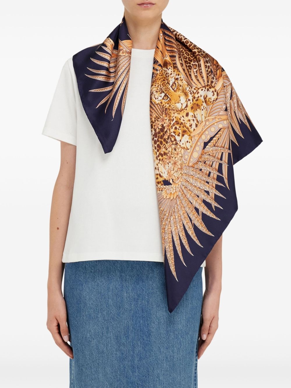 Leopard scarf - 4